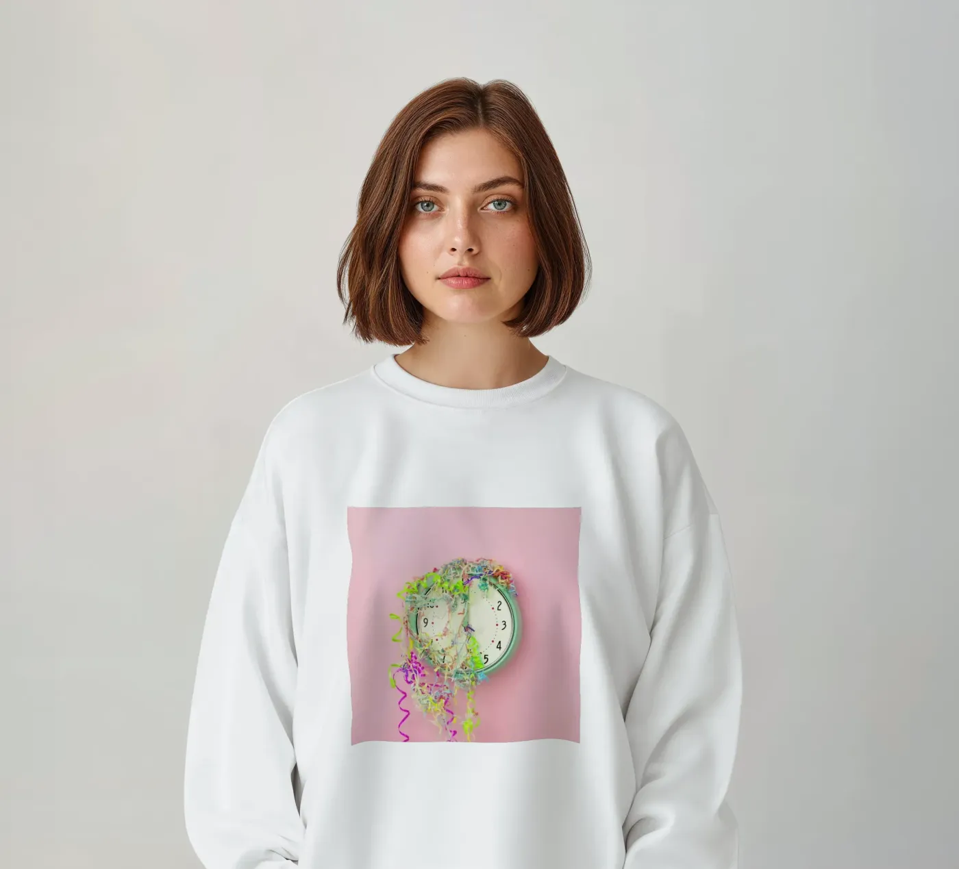 Clock Confetti felpa da Juj Winn
