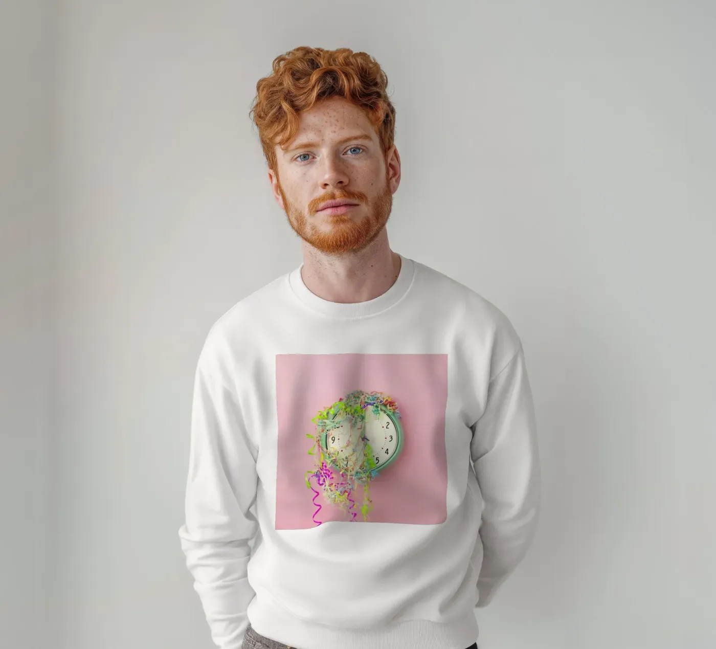 Clock Confetti felpa da Juj Winn