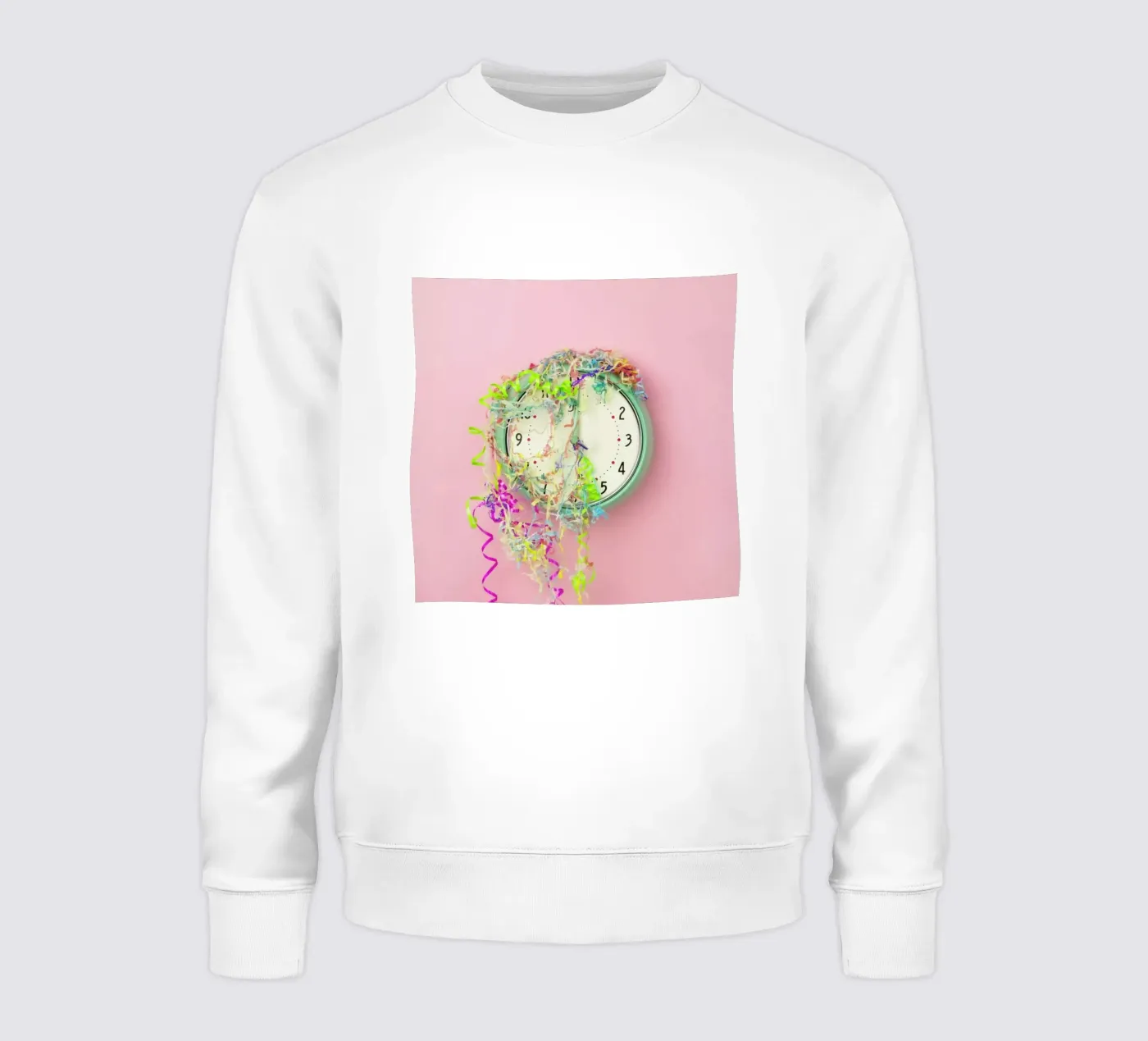 Clock Confetti felpa da Juj Winn