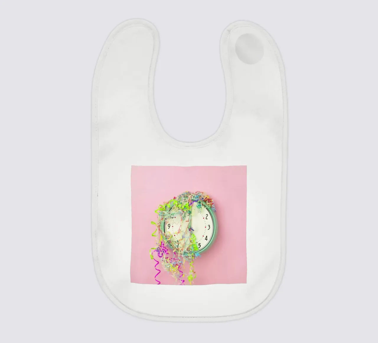Clock Confetti Babylätzchen von Juj Winn