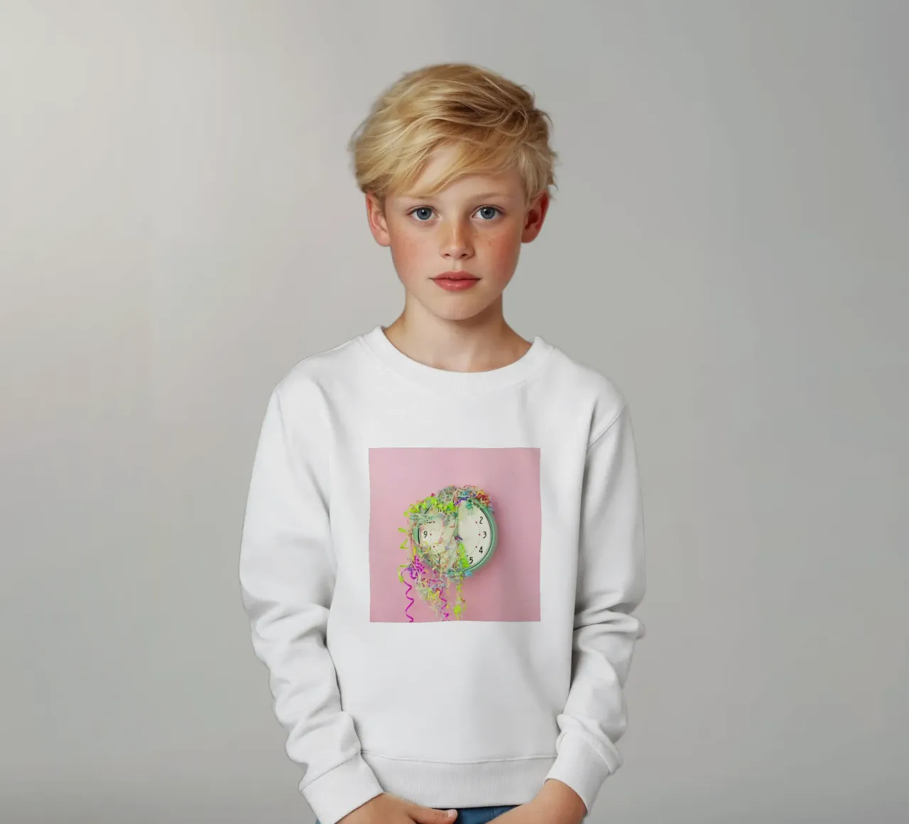 Clock Confetti felpa bambino da Juj Winn