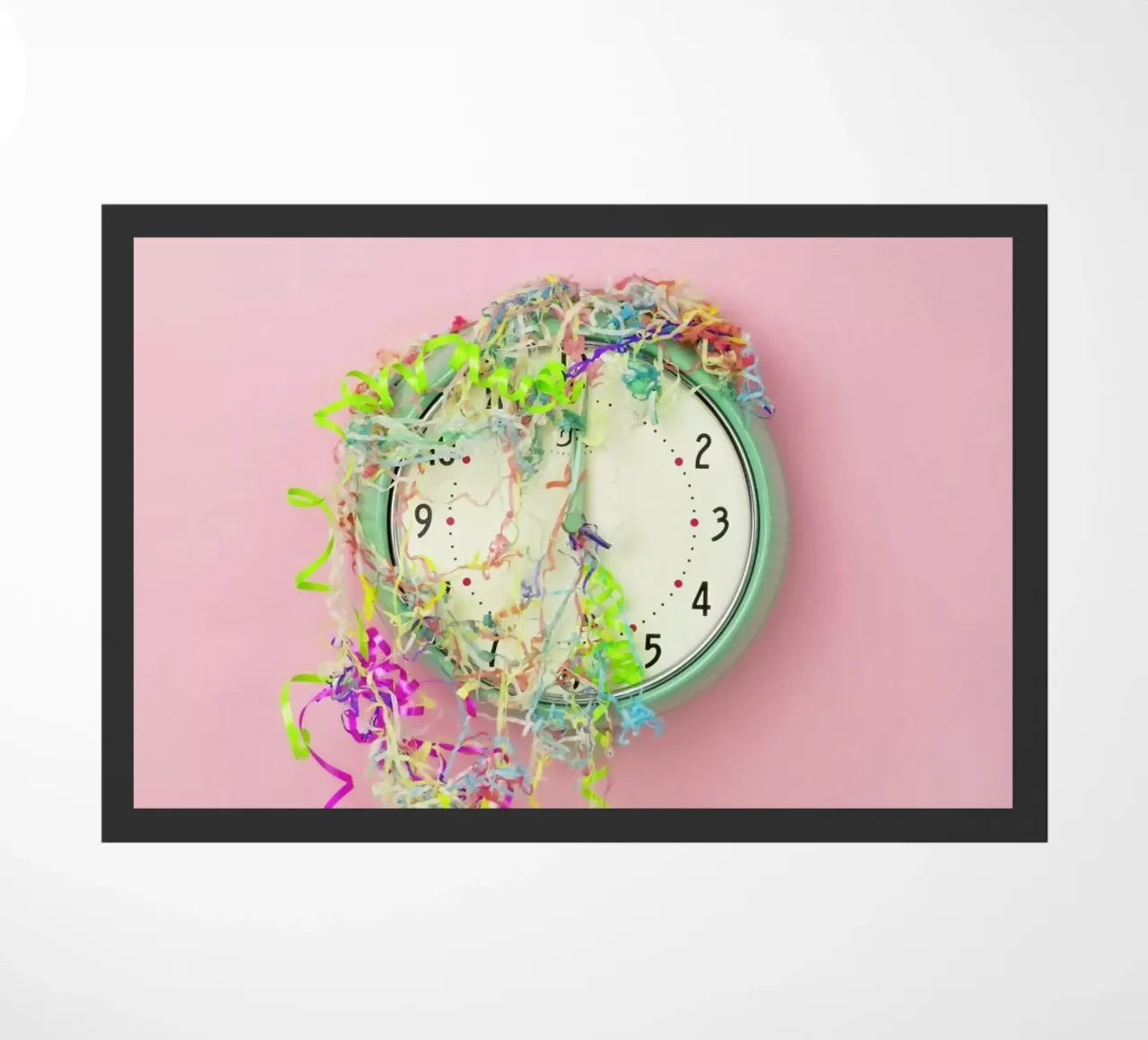 Clock Confetti zerbino da Juj Winn