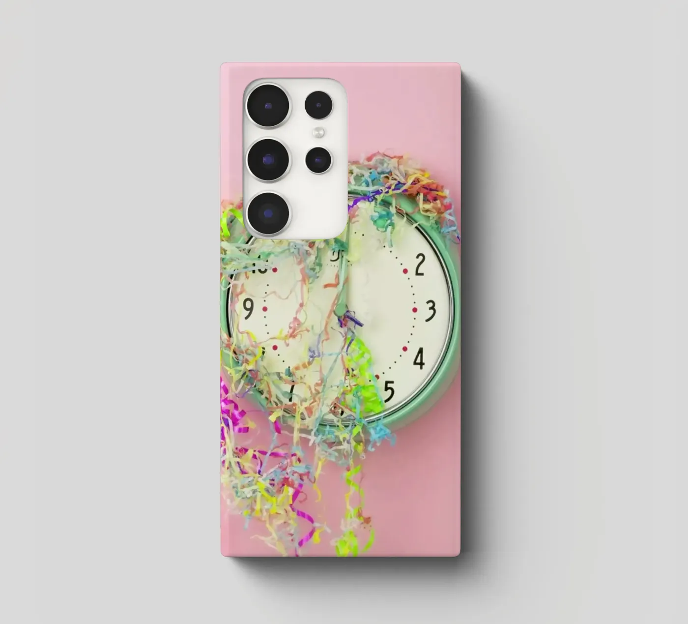 Clock Confetti cover samsung da Juj Winn