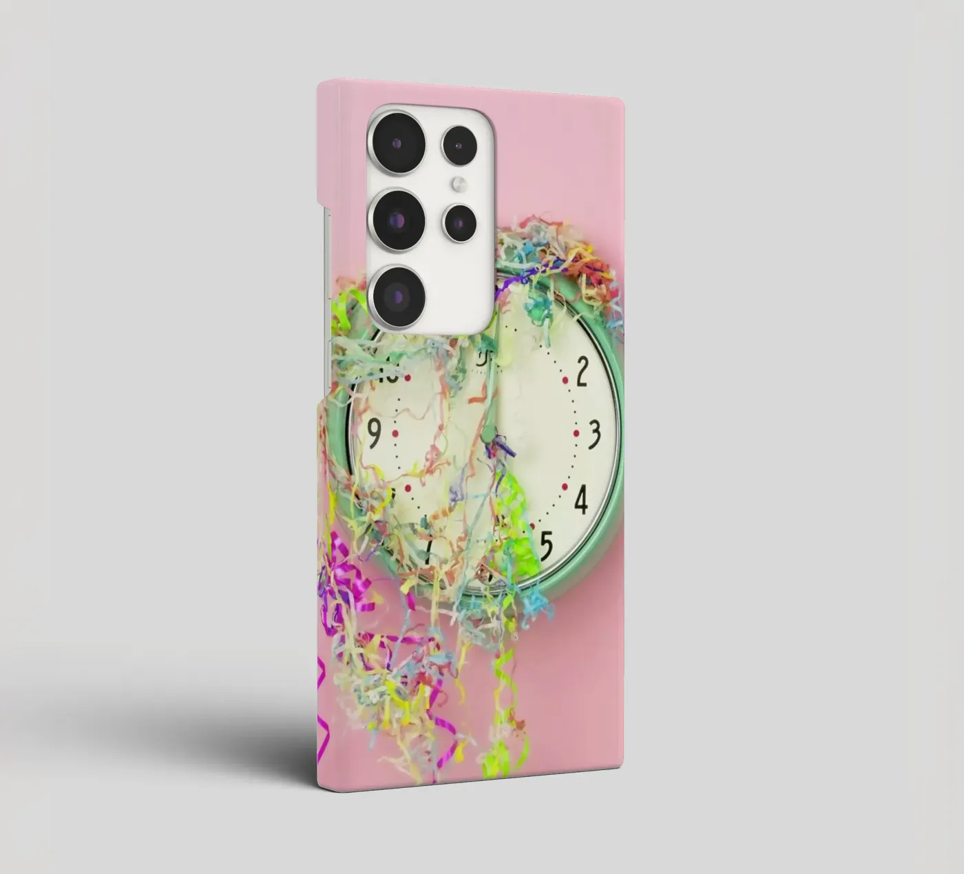 Clock Confetti cover samsung da Juj Winn