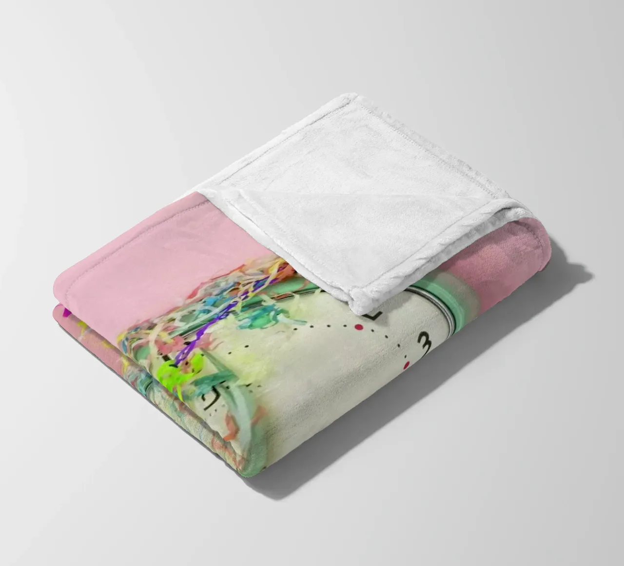 Clock Confetti Fleecedecke von Juj Winn