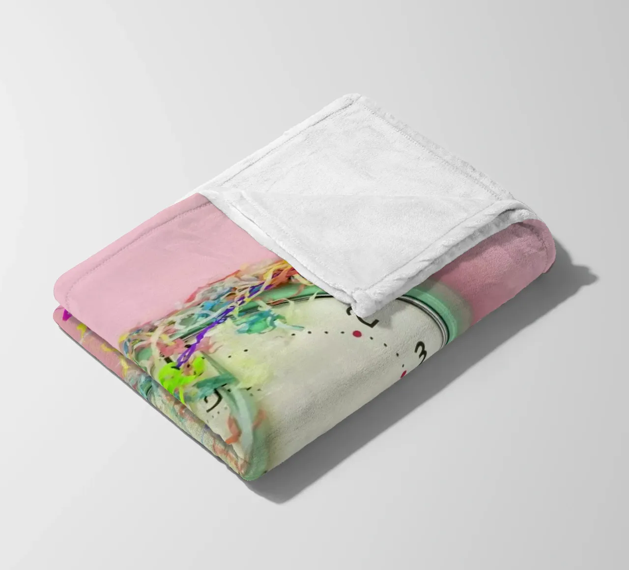 Clock Confetti Fleecedecke von Juj Winn