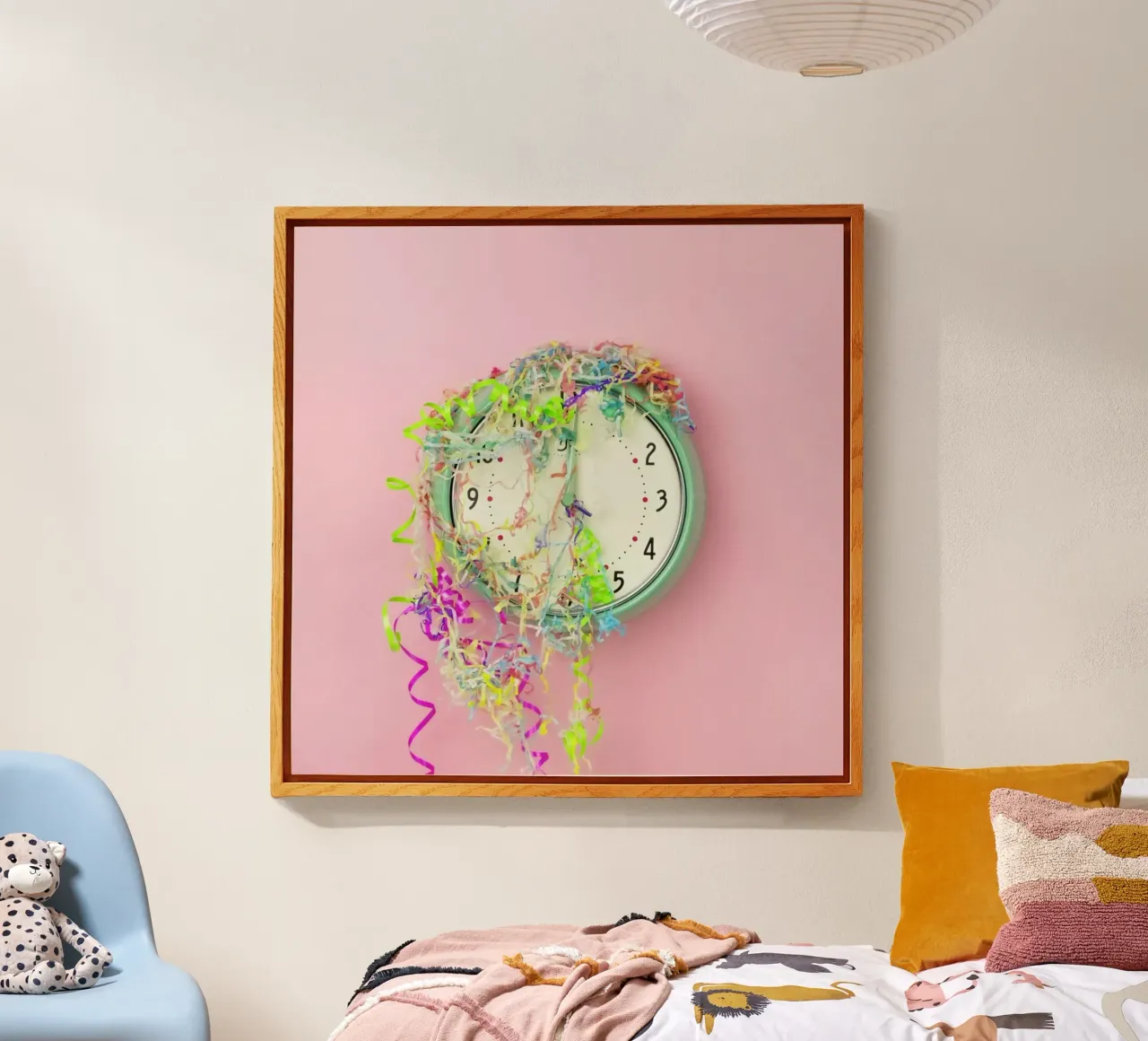 Clock Confetti plexiglass da Juj Winn