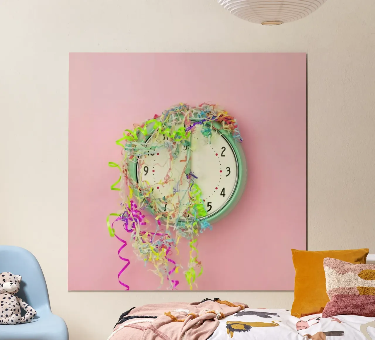 Clock Confetti poster da Juj Winn