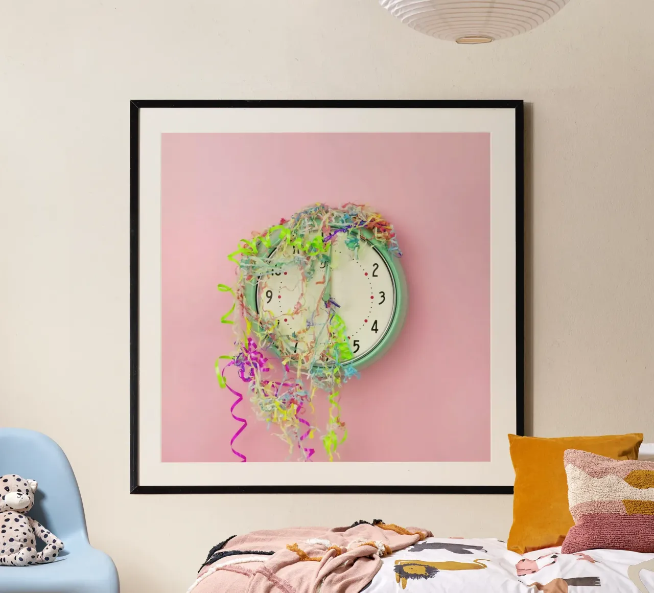 Clock Confetti poster da Juj Winn