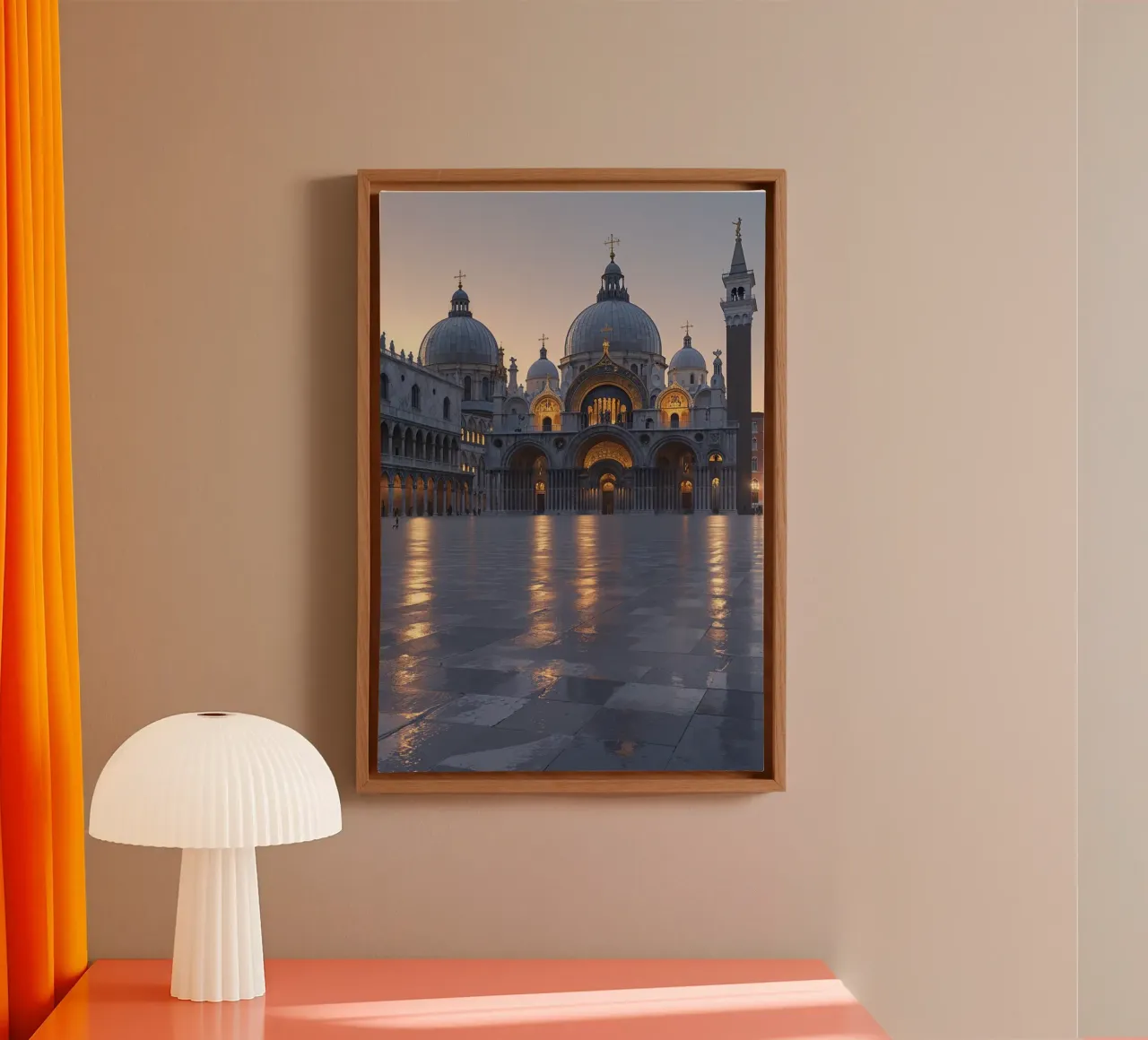 A Timeless View of St. Mark’s Basilica tela con Cornice a cassetta da AlbertKlee