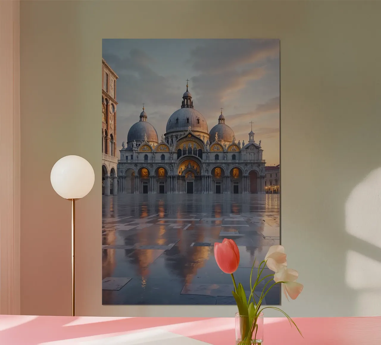 St. Mark’s Basilica: A Reflection of History carta hahnemühle da AlbertKlee