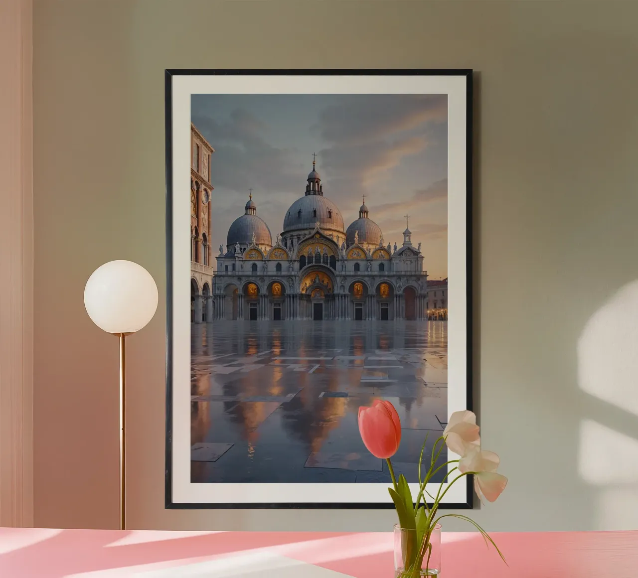 St. Mark’s Basilica: A Reflection of History carta hahnemühle da AlbertKlee