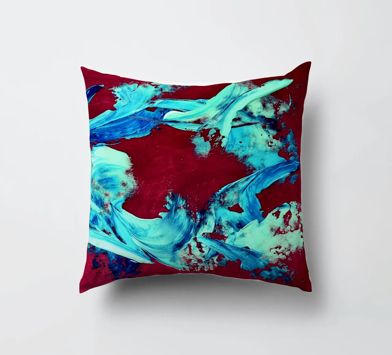 IDEAL GIFT 143 cuscino da Thierry Vobmann Abstract painting