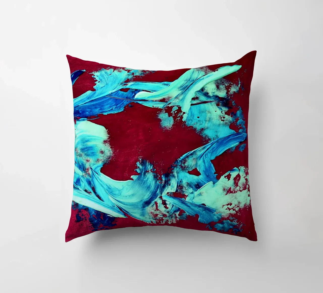 IDEAL GIFT 143 cuscino da Thierry Vobmann Abstract painting