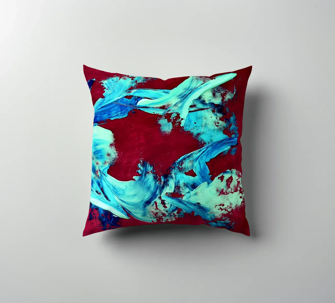 IDEAL GIFT 143 cuscino da Thierry Vobmann Abstract painting