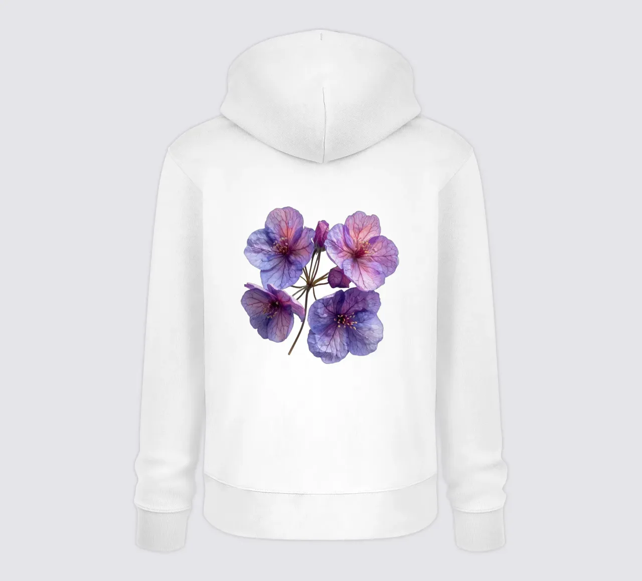 Fiore di Lunaria 4 felpa con cappuccio da Bold Blooms