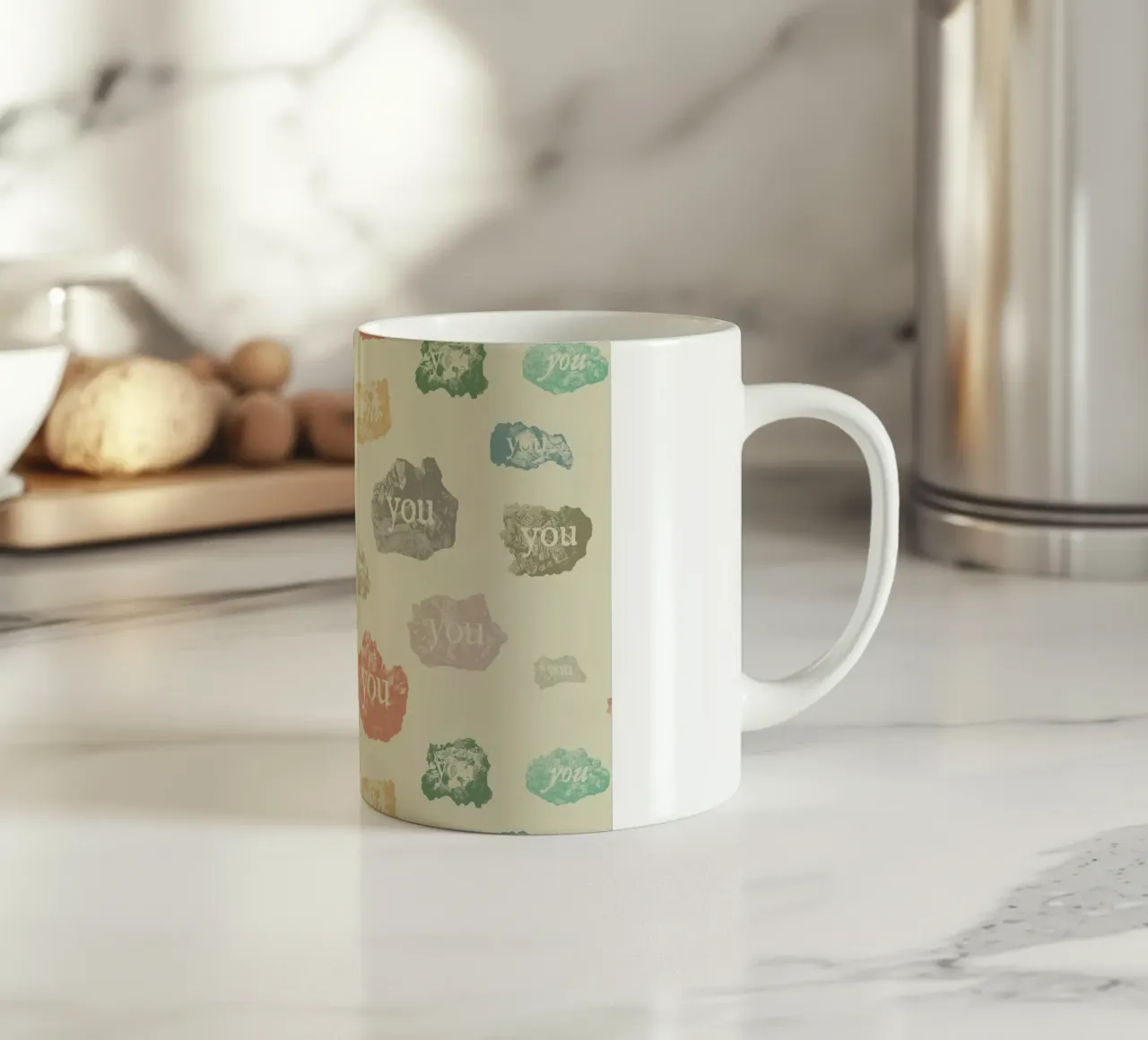 You Rock tazza in ceramica da Florent Bodart