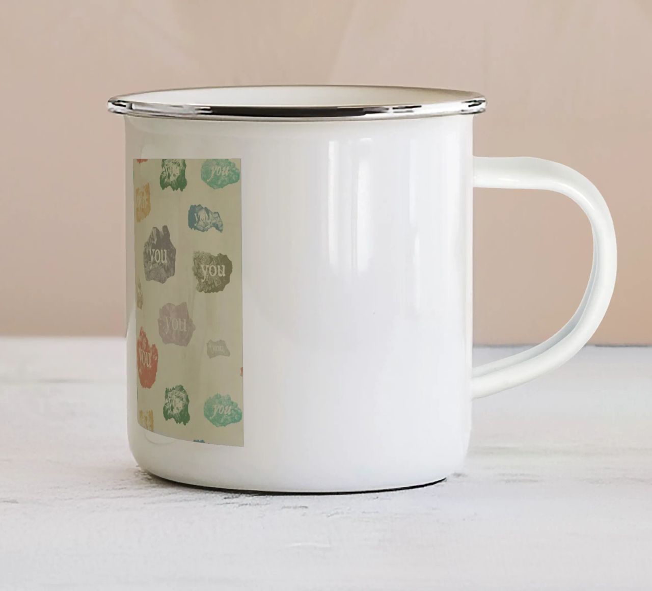 You Rock tazza in smalto da Florent Bodart