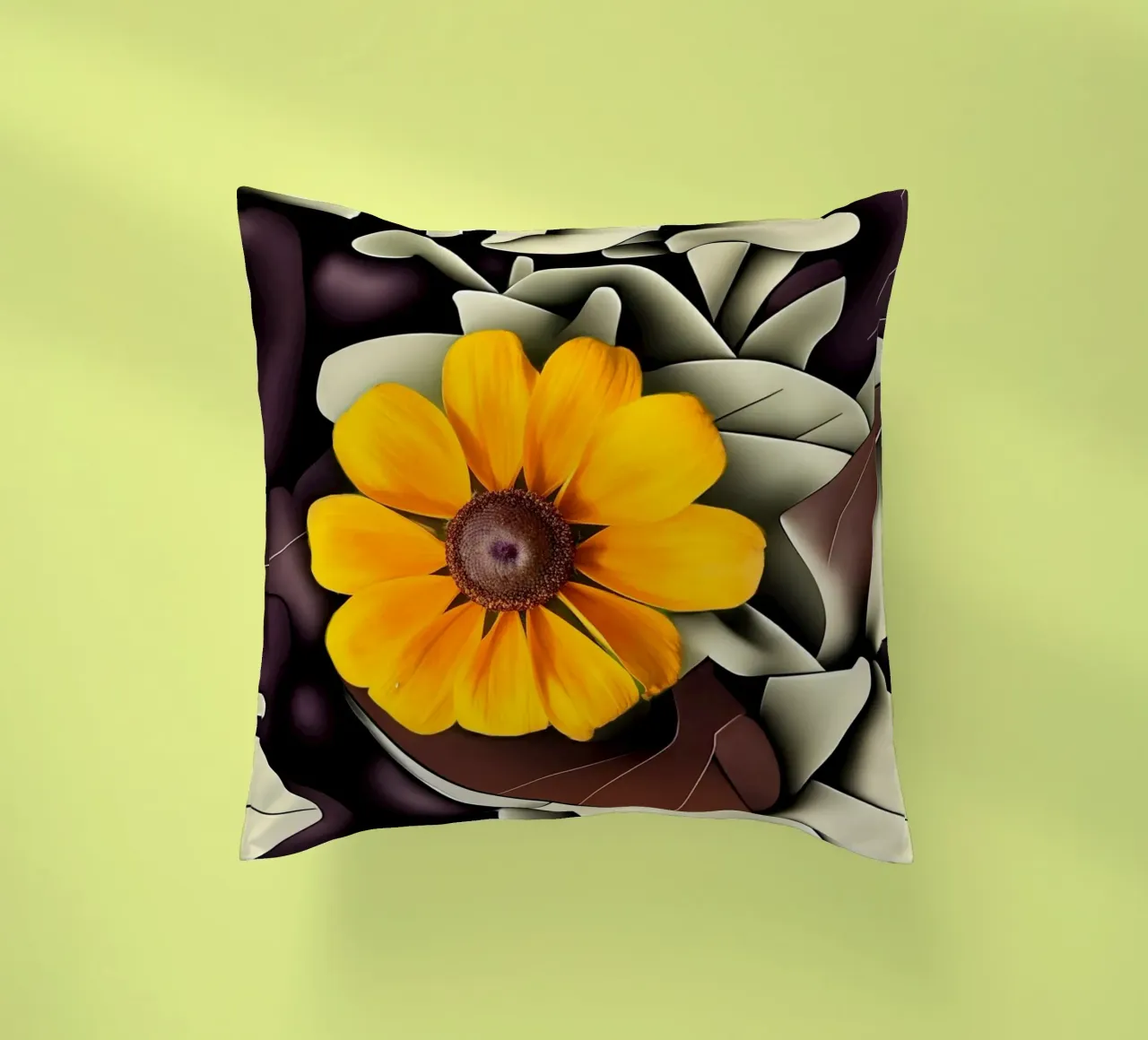 Blumen_1 cuscino da Abstract Art by LK