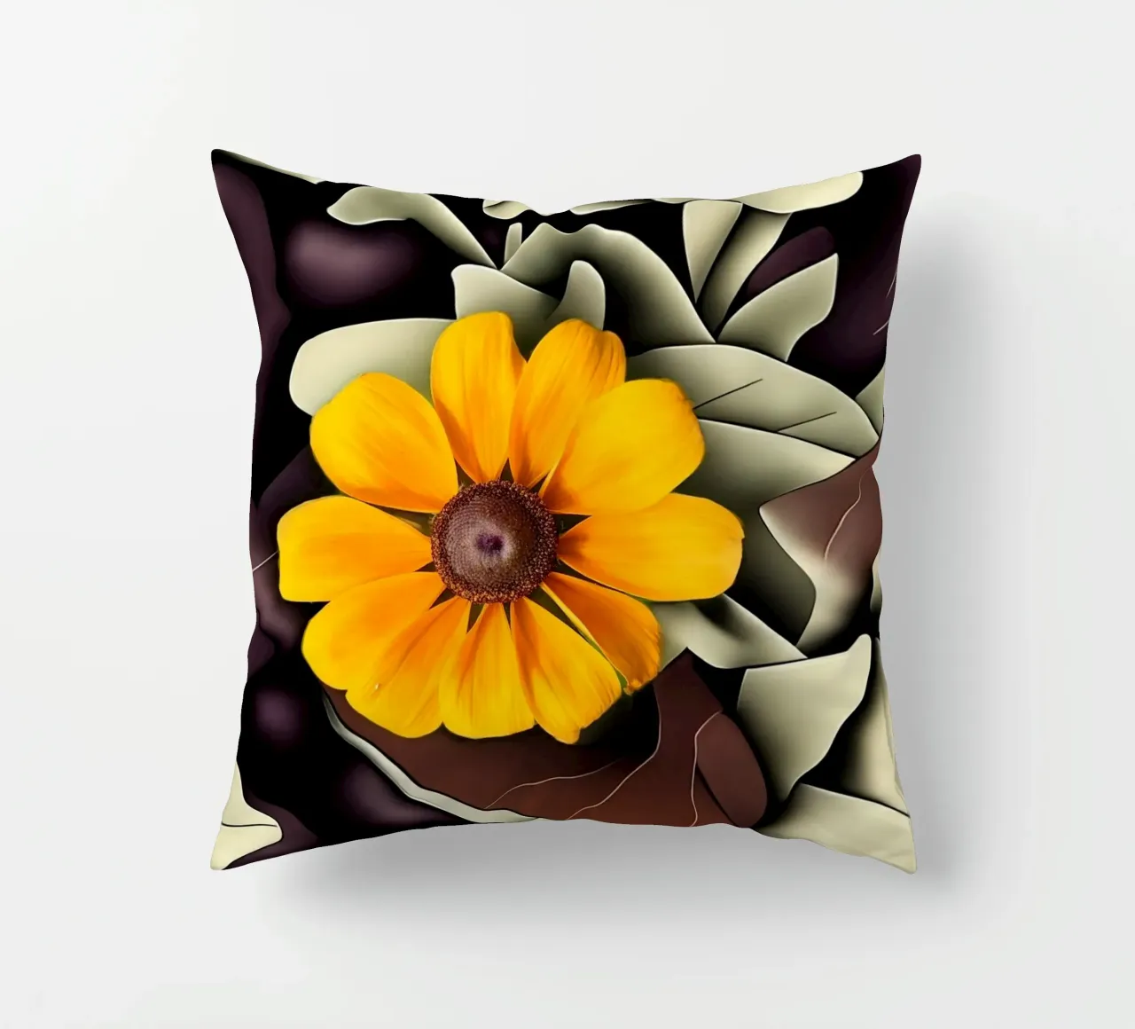 Blumen_1 cuscino da Abstract Art by LK