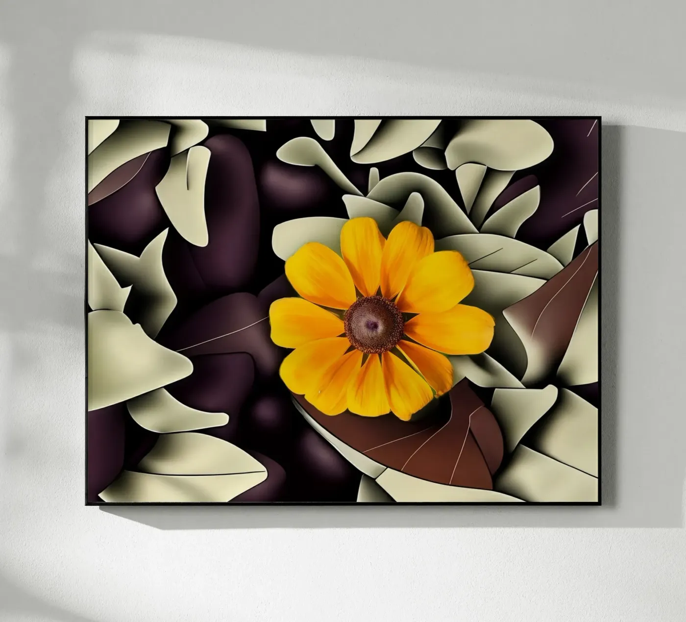 Blumen_1 acrylic glass by Abstract Art by LK