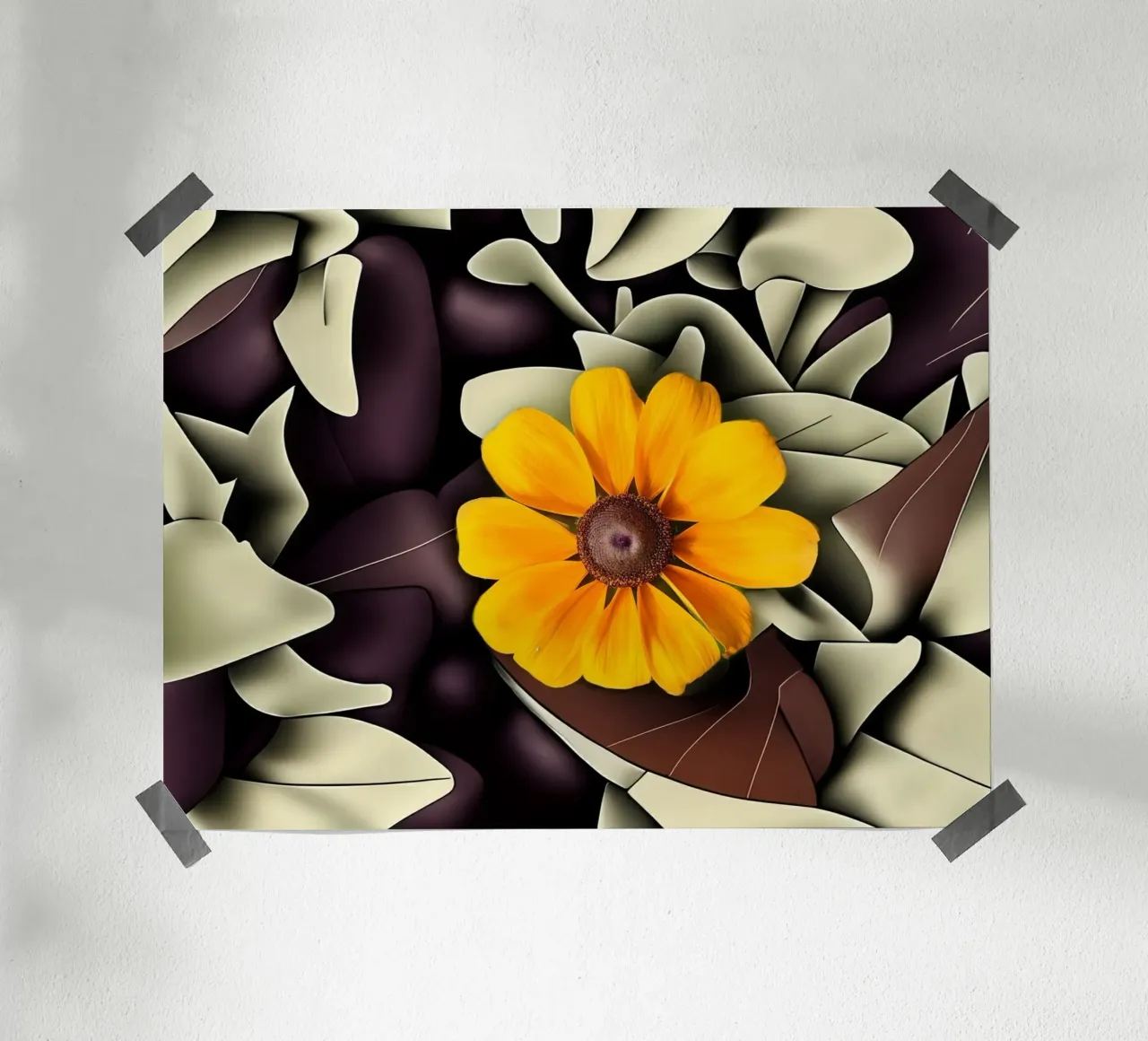 Blumen_1 poster da Abstract Art by LK
