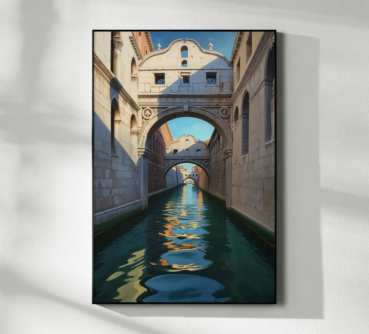 Reflections of History: The Bridge of Sighs plexiglass da AlbertKlee