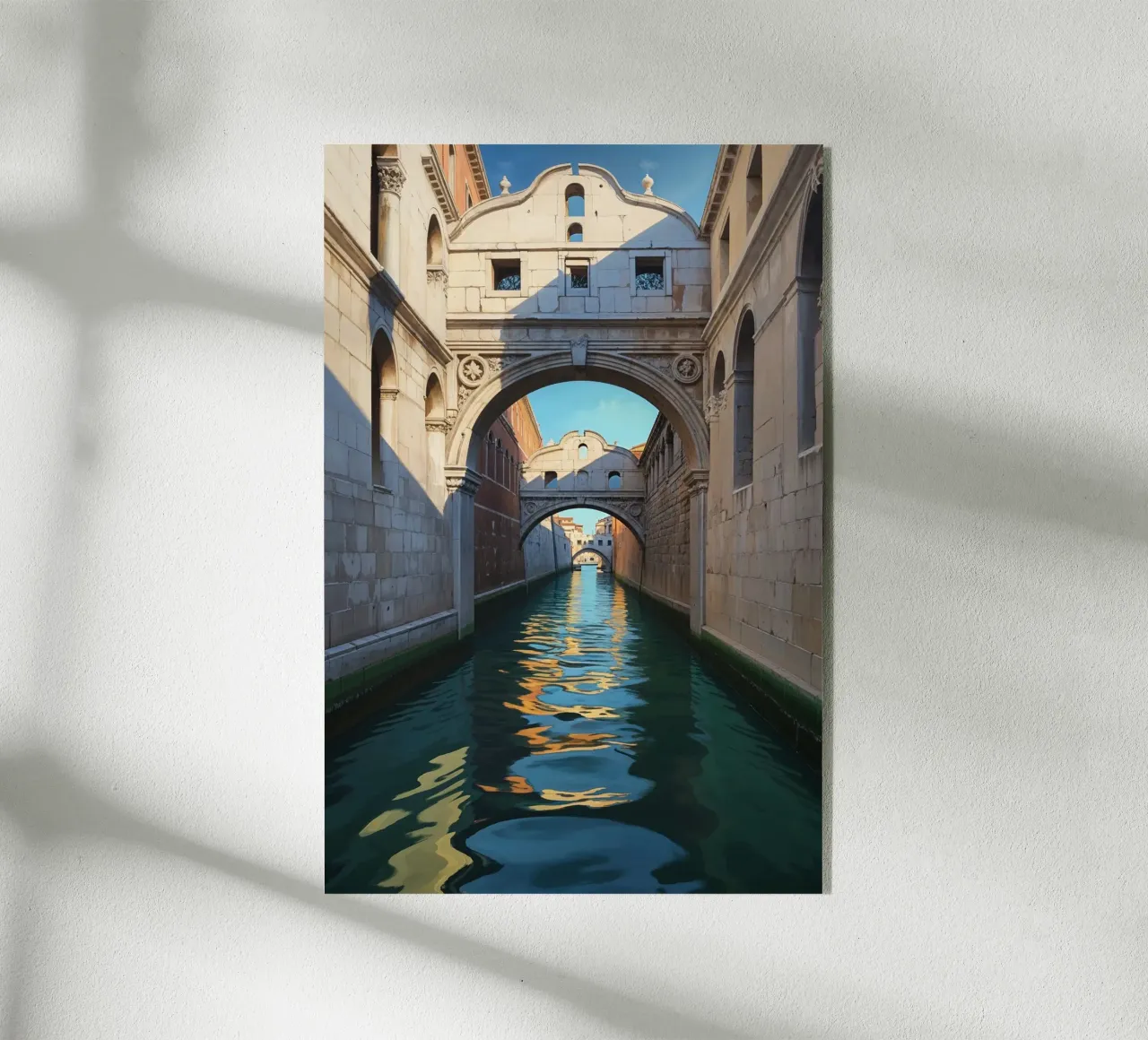 Reflections of History: The Bridge of Sighs plexiglass da AlbertKlee