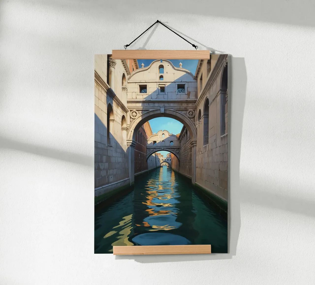 Reflections of History: The Bridge of Sighs carta hahnemühle da AlbertKlee