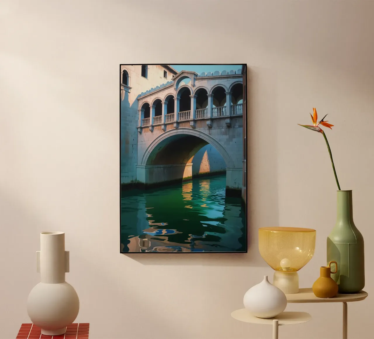 The Bridge of Sighs at Golden Hour plexiglass da AlbertKlee