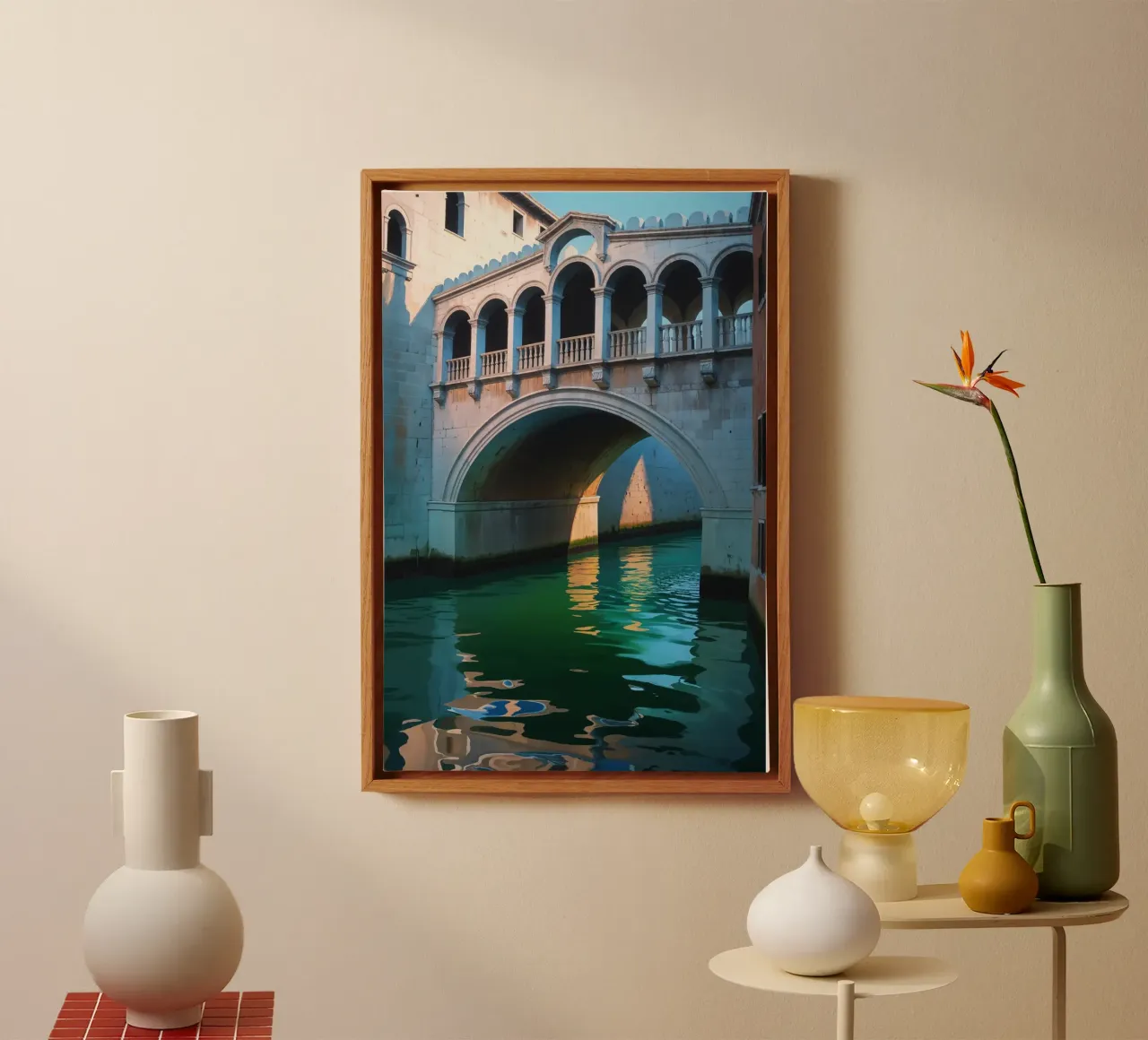 The Bridge of Sighs at Golden Hour tela con Cornice a cassetta da AlbertKlee