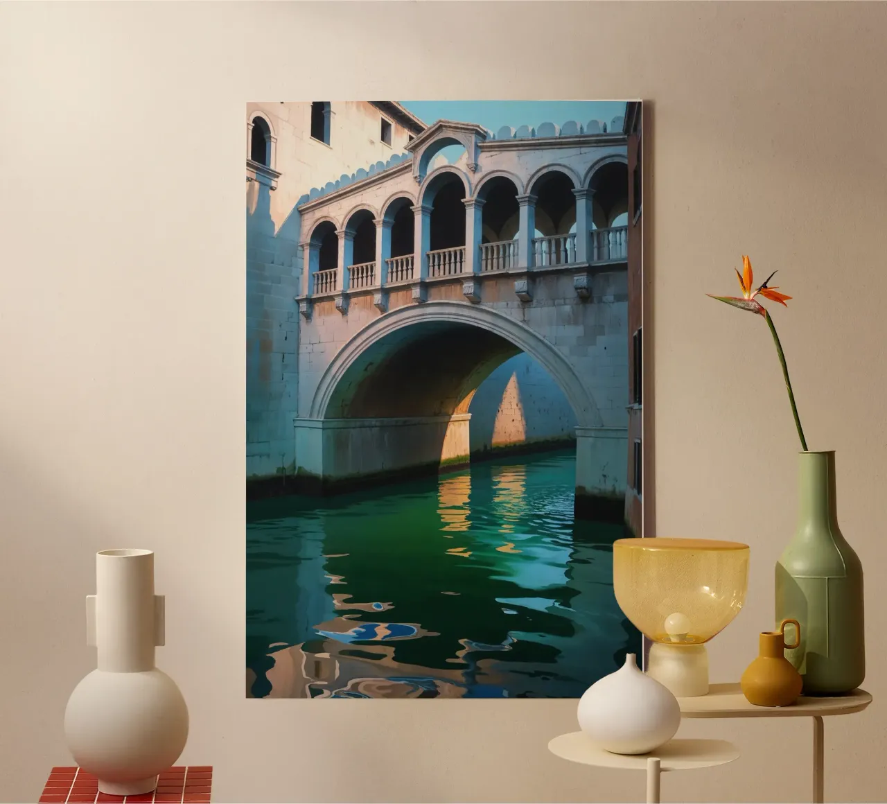 The Bridge of Sighs at Golden Hour tela con Cornice a cassetta da AlbertKlee