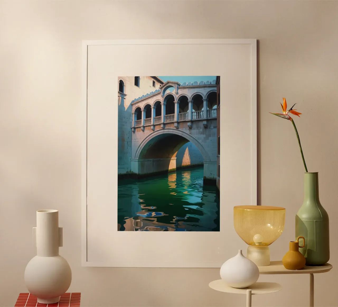 The Bridge of Sighs at Golden Hour carta hahnemühle da AlbertKlee