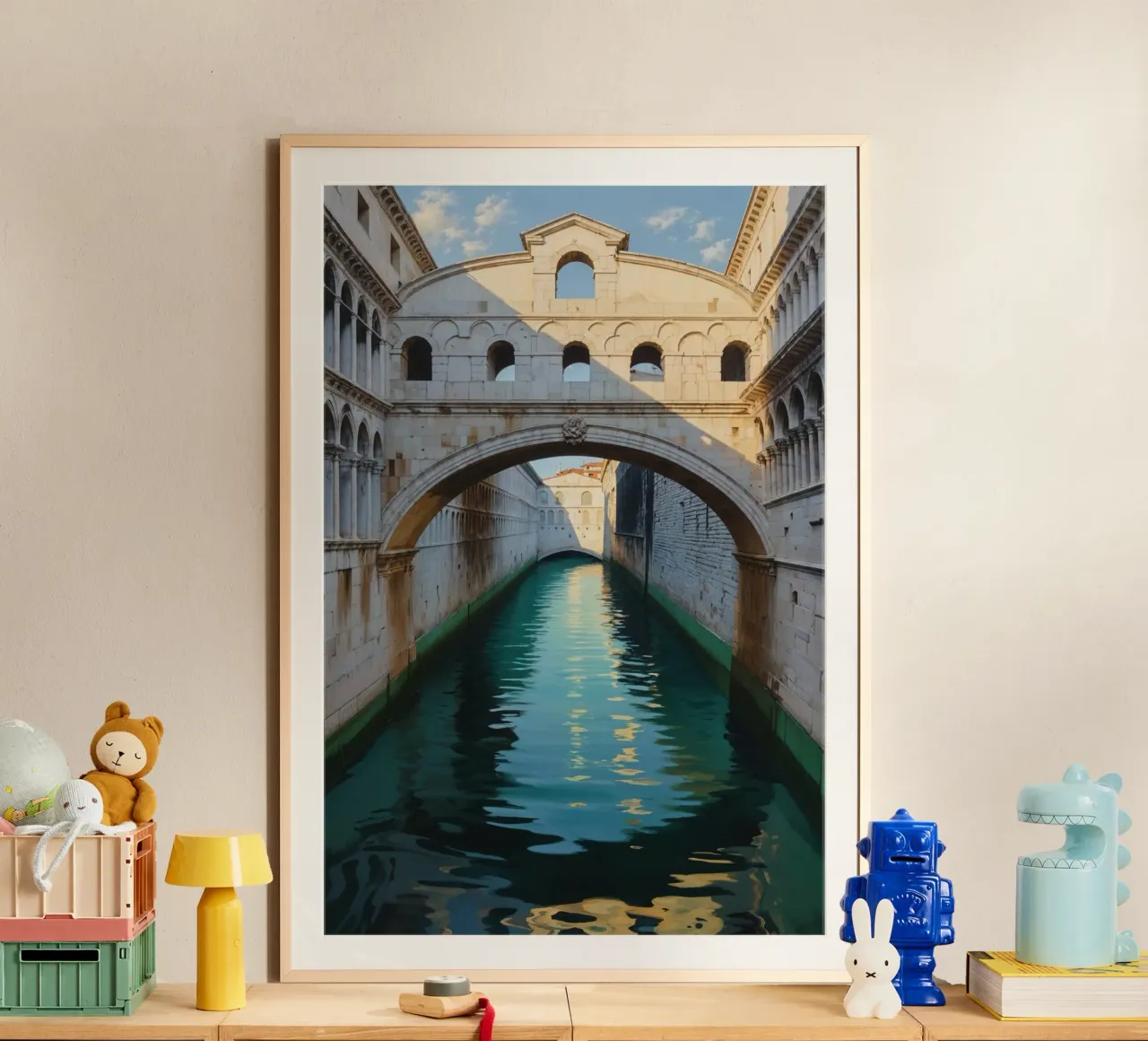 Venetian Elegance: The Bridge of Sighs carta hahnemühle da AlbertKlee