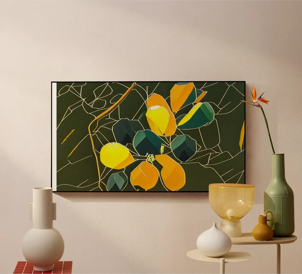 Blumen_2 plexiglass da Abstract Art by LK