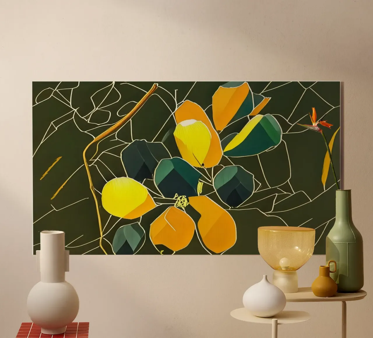 Blumen_2 plexiglass da Abstract Art by LK