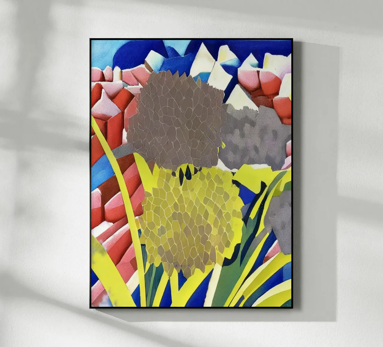 Blumen_3 plexiglass da Abstract Art by LK