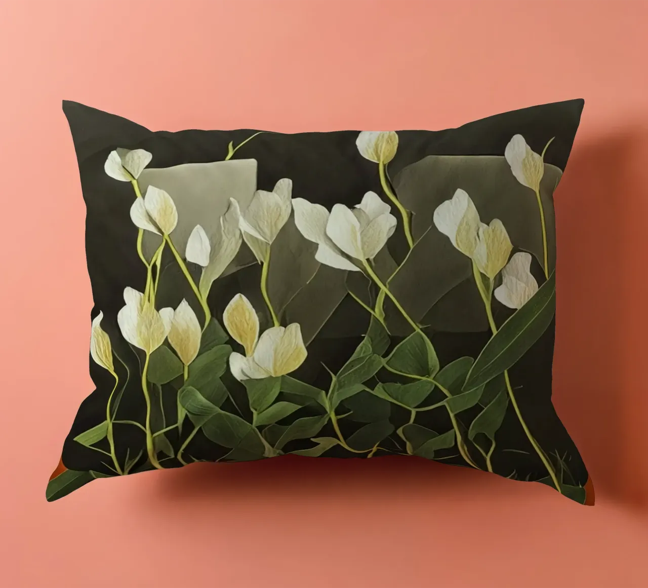 Blumen_4 cuscino da Abstract Art by LK