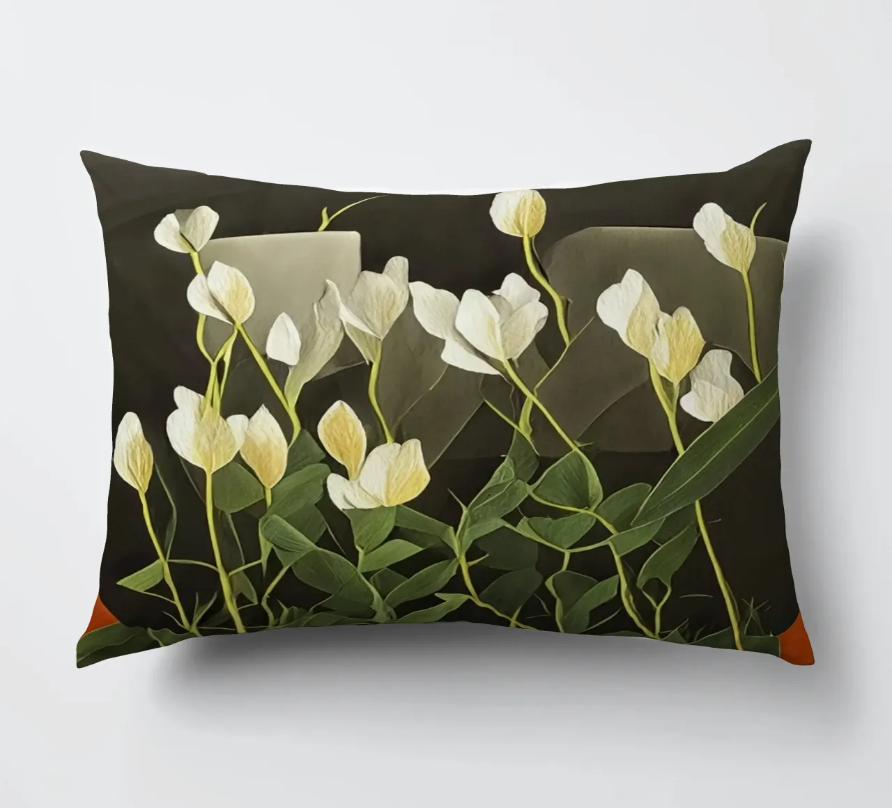 Blumen_4 cuscino da Abstract Art by LK