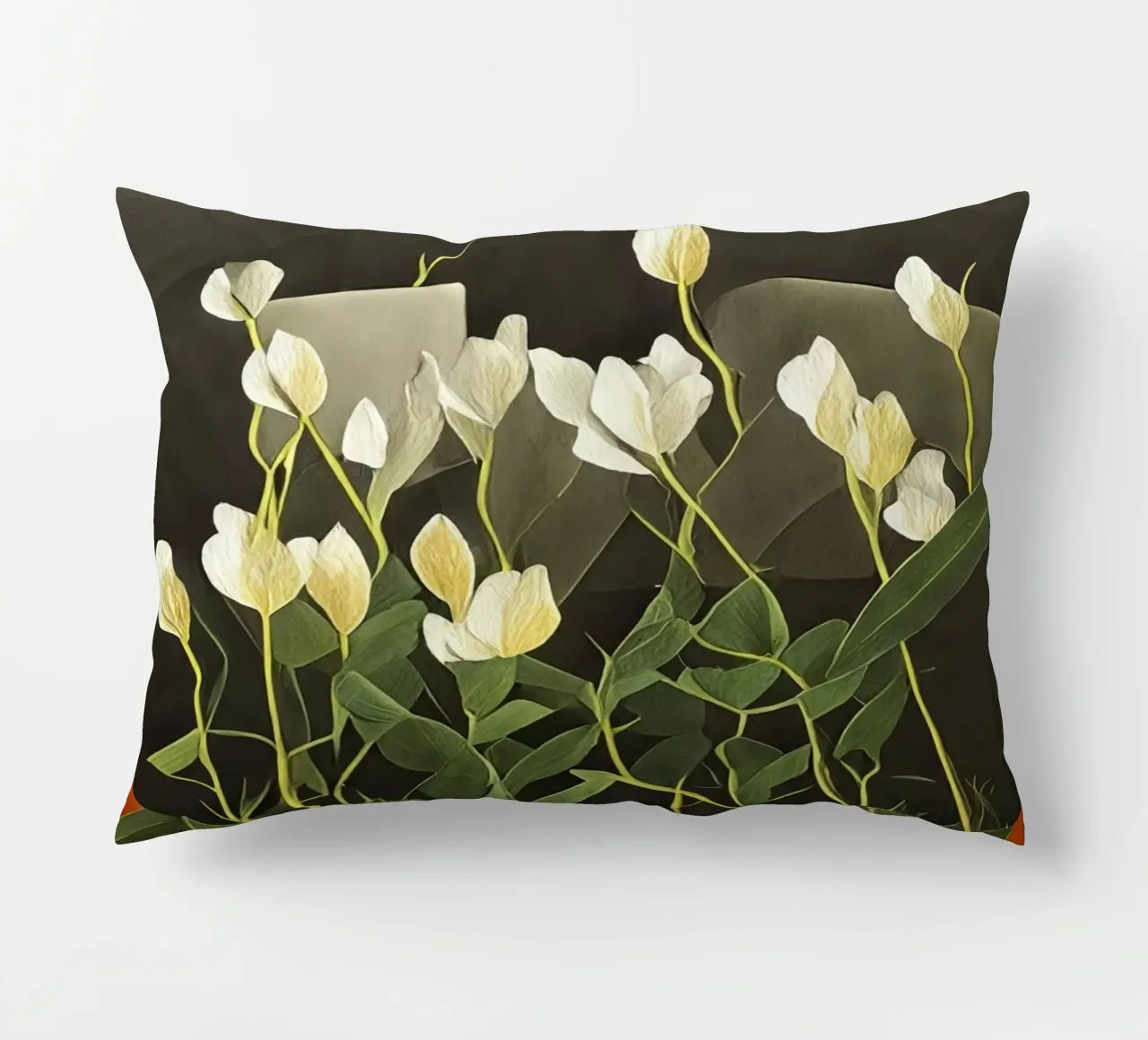 Blumen_4 cuscino da Abstract Art by LK