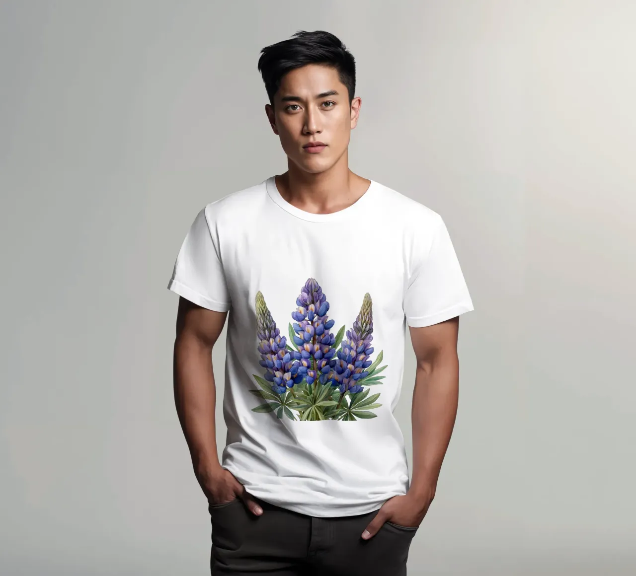Fiore di lupino 2 t-shirt da Bold Blooms