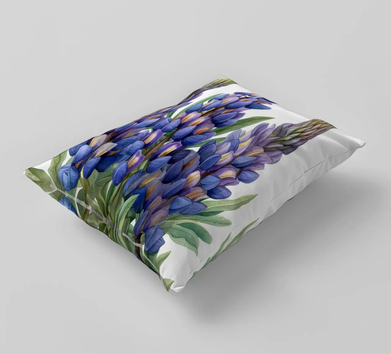 Fiore di lupino 2 cuscino da Bold Blooms