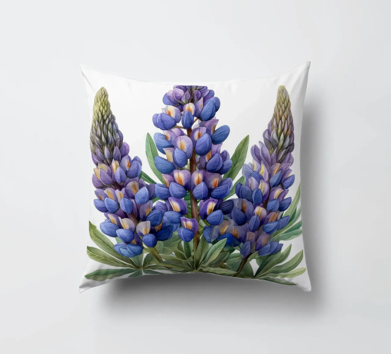 Fiore di lupino 2 cuscino da Bold Blooms