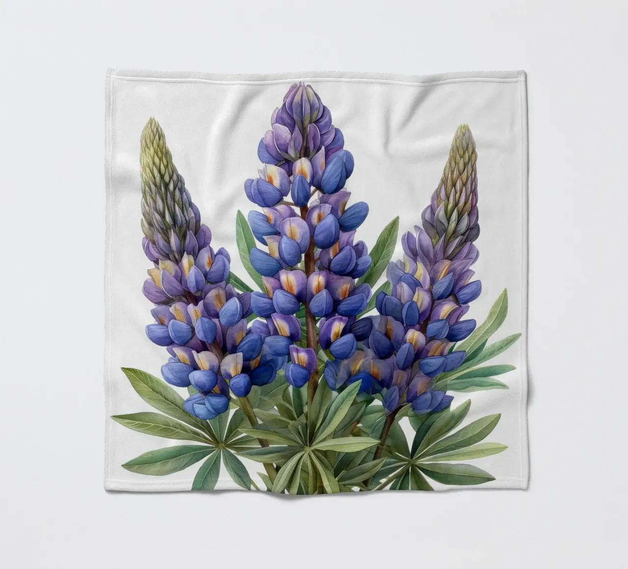 Fiore di lupino 2 coperta in pile da Bold Blooms