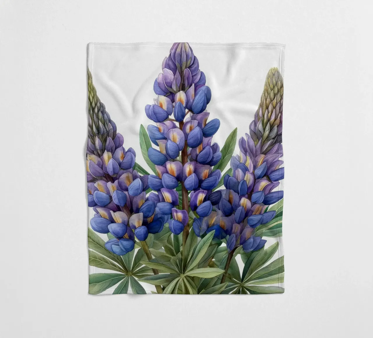 Fiore di lupino 2 coperta in pile da Bold Blooms