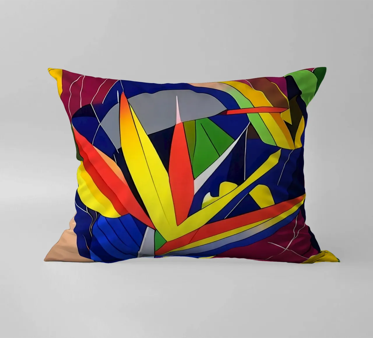 Blumen_6 cuscino da Abstract Art by LK