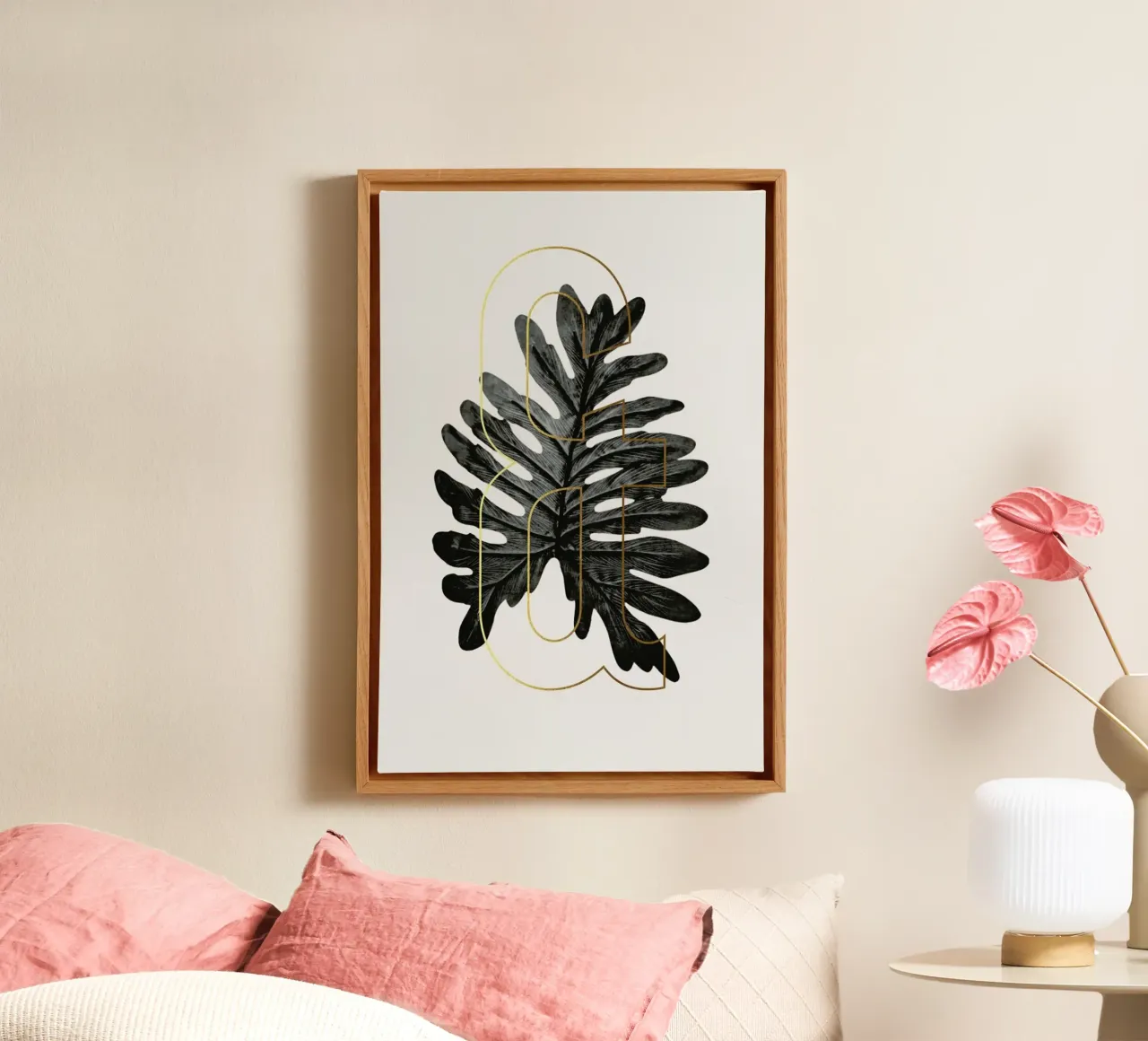 ABC Plants - & tela con Cornice a cassetta da typealive