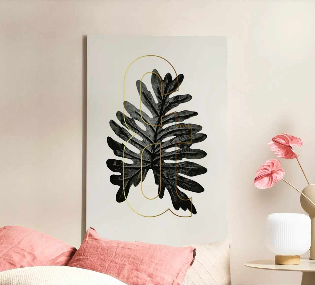 ABC Plants - & tela con Cornice a cassetta da typealive