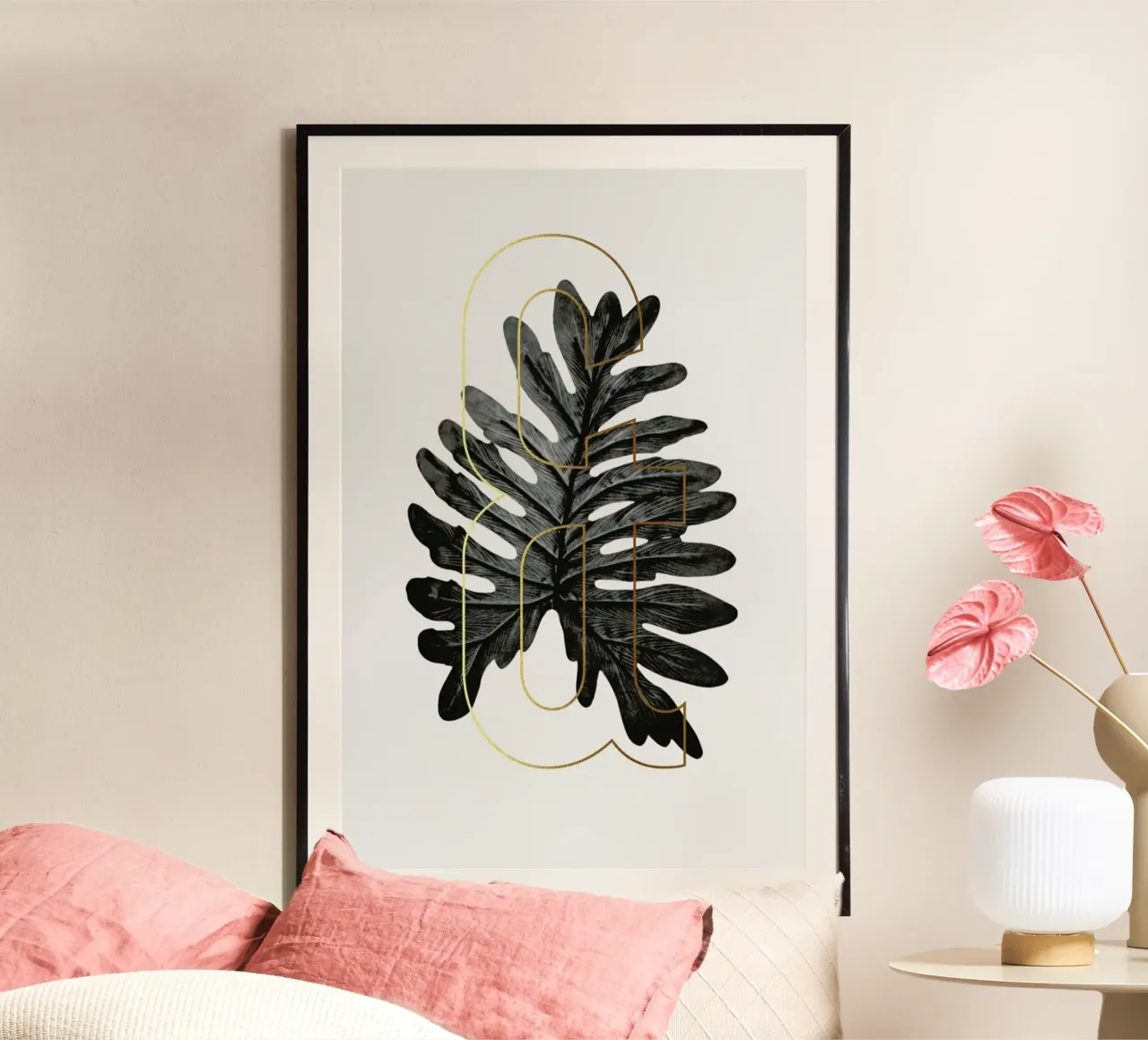 ABC Plants - & poster con telaio in alluminio da typealive