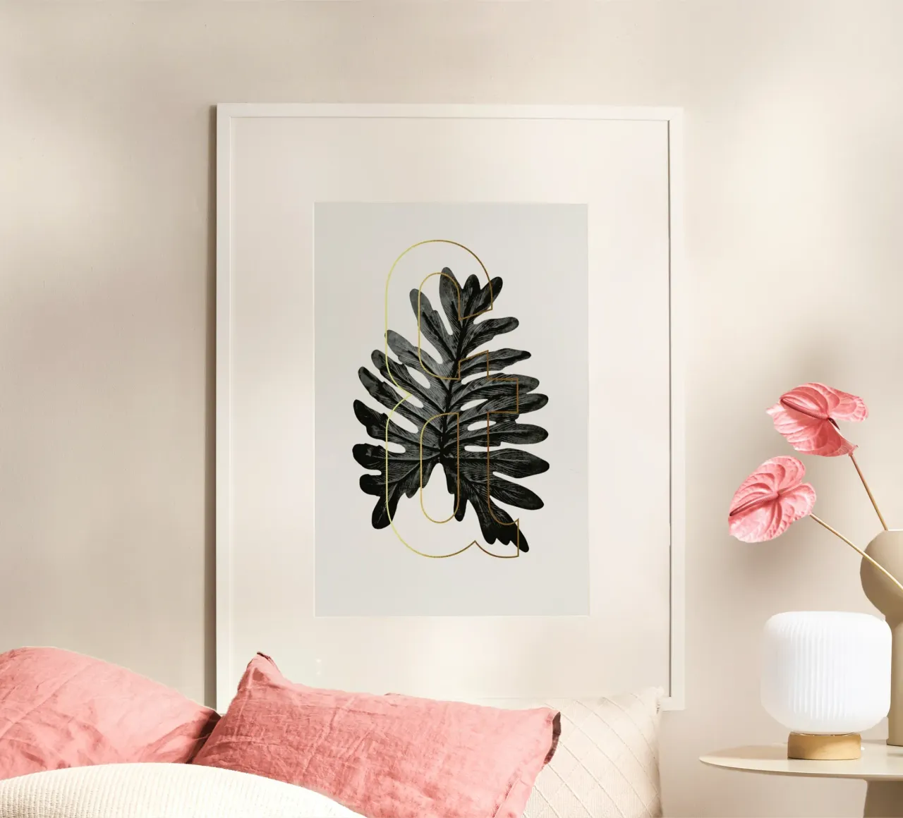 ABC Plants - & poster con telaio in alluminio da typealive
